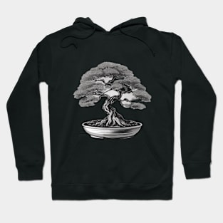 Serene Bonsai Tree Artwork No. 559 Hoodie